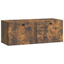 Dulap TV suspendat de perete, stejar fumuriu, 78,5 x 31 x 30 cm