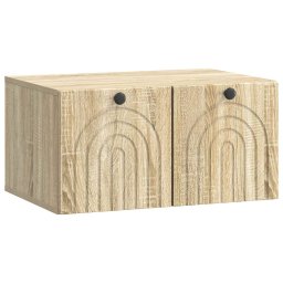 Dulap TV suspendat, stejar sonoma, 59,5 x 41 x 30 cm, 2 usi