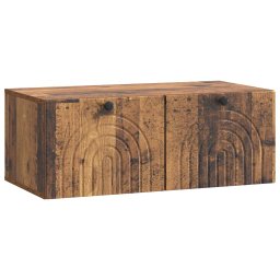 Dulap TV suspendat de perete, lemn vechi, 78,5 x 41 x 30 cm
