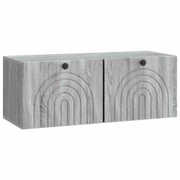 Dulap TV suspendat pentru perete, sonoma gri, 78,5 x 31 x 30 cm