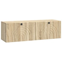 Dulap TV suspendat de perete Stejar Sonoma 98 x 31 x 30 cm