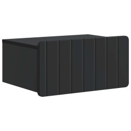 Noptiera suspendata neagra cu sertar, 49 x 34,5 x 24 cm, vidaXL