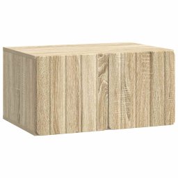 Dulap TV suspendat cu 2 usi, stejar sonoma, 59,5 x 41 x 30 cm