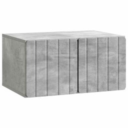 Dulap TV suspendat gri beton 59,5 x 41 x 30 cm, 2 usi, vidaXL