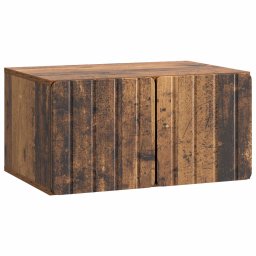 Dulap TV suspendat cu 2 usi, lemn vechi, 59,5 x 41 x 30 cm