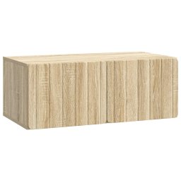 Dulap TV suspendat stejar sonoma 78,5 x 41 x 30 cm, 2 usi