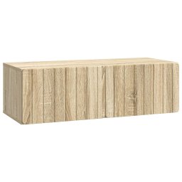 Dulap TV suspendat stejar sonoma, 98 x 41 x 30 cm, 2 usi
