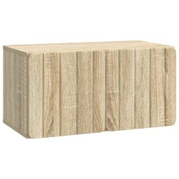 Dulap TV suspendat stejar Sonoma, 59,5 x 31 x 30 cm, 2 usi