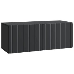 Dulap TV suspendat negru cu 2 usi, 78,5 x 31 x 30 cm, vidaXL