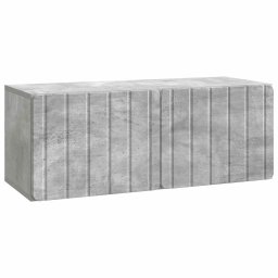 Dulap TV suspendat gri beton 78,5 x 31 x 30 cm, 2 usi, vidaXL