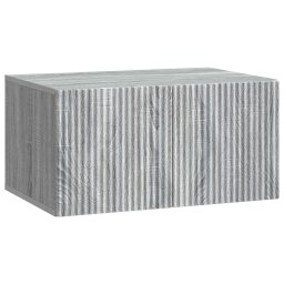 Dulap TV suspendat Sonoma gri 59,5 x 41 x 30 cm, 2 usi, vidaXL