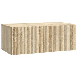 Dulap TV suspendat stejar sonoma 78,5 x 41 x 30 cm, 2 usi