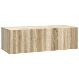 Dulap TV suspendat de perete, stejar sonoma, 98 x 41 x 30 cm