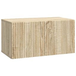 Dulap TV suspendat de perete, stejar sonoma, 59,5 x 31 x 30 cm
