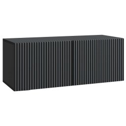 Dulap TV suspendat negru, 78,5 x 31 x 30 cm, 2 usi, vidaXL