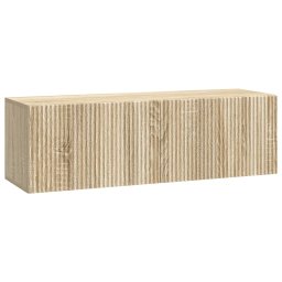 Dulap TV suspendat de perete, stejar sonoma, 98 x 31 x 30 cm