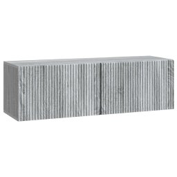 Dulap TV suspendat Sonoma gri, 98 x 31 x 30 cm, 2 usi, vidaXL