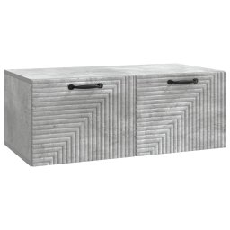 Dulap TV suspendat gri beton, 78,5 x 41 x 30 cm, 2 usi, vidaXL
