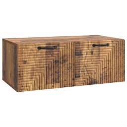 Dulap TV suspendat de perete, lemn vechi, 78,5 x 41 x 30 cm, 2 usi