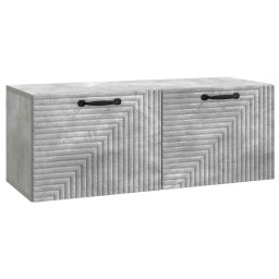 Dulap TV suspendat gri beton 78,5 x 31 x 30 cm, 2 usi