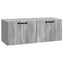 Dulap TV suspendat de perete gri Sonoma 78,5 x 31 x 30 cm