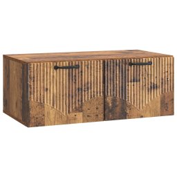 Dulap TV suspendat de perete, lemn vechi, 78,5 x 41 x 30 cm