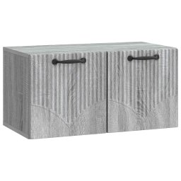 Dulap TV suspendat de perete Sonoma gri, 59,5 x 31 x 30 cm