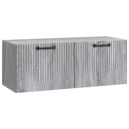 Comoda TV suspendata de perete gri Sonoma 78,5 x 31 x 30 cm