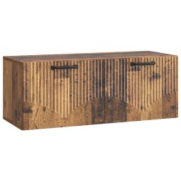 Dulap TV suspendat de perete, lemn vechi, 78,5 x 31 x 30 cm