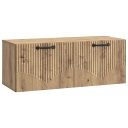 Dulap TV suspendat de perete, stejar artizanal, 78,5 x 31 x 30 cm