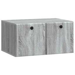 Dulap TV suspendat Sonoma gri, 59,5 x 41 x 30 cm, 2 usi