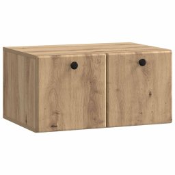 Dulap TV suspendat cu 2 usi, stejar artizanal, 59,5 x 41 x 30 cm