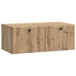 Dulap TV suspendat, stejar artizanal, 78,5 x 41 x 30 cm, 2 usi