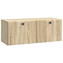Dulap TV suspendat pentru perete, stejar sonoma, 78,5 x 31 x 30 cm
