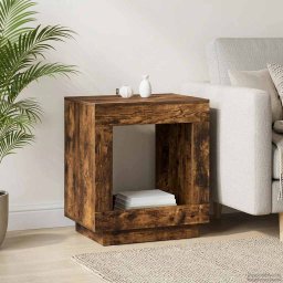 Masa laterala Stejar fumuriu 60 x 40 x 65 cm Lemn prelucrat GartenMobel Dekor