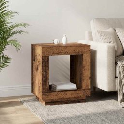 Masa laterala Lemn vechi 60 x 40 x 65 cm Lemn prelucrat GartenMobel Dekor