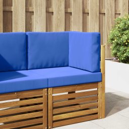 Perna pentru canapea de exterior 3 pcs Turcoaz Poliester GartenMobel Dekor