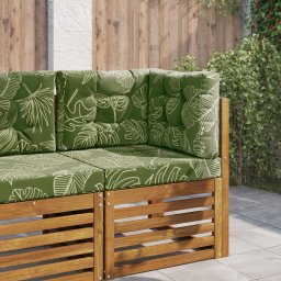 Perna pentru canapea de exterior 3 pcs Design cu frunze GartenMobel Dekor