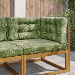 Perna pentru canapea de exterior 3 pcs Design cu frunze GartenMobel Dekor