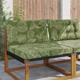 Perna pentru canapea de exterior 2 pcs Design cu frunze GartenMobel Dekor