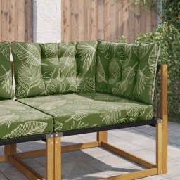 Perna pentru canapea de exterior 3 pcs Design cu frunze GartenMobel Dekor