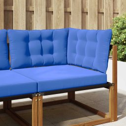 Perna pentru canapea de exterior 3 pcs Turcoaz Poliester GartenMobel Dekor