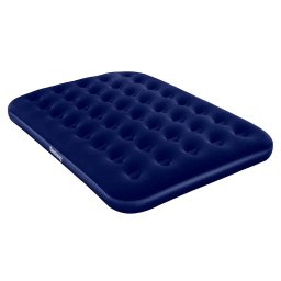Saltea gonflabila dubla Bestway 191x137x22 cm, pentru camping, bleumarin