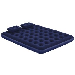 Saltea gonflabila Bestway queen cu pompa si 2 perne, 203x152x22 cm
