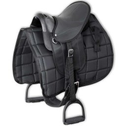 Set sa ponei 10", negru GartenMobel Dekor