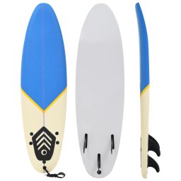 Placa de surf, 170 cm, albastru si crem GartenMobel Dekor