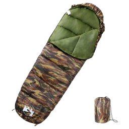 Sac de dormit tip mumie pentru adulti de camping, 3 anotimpuri GartenMobel Dekor