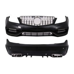 Pachet exterior Mercedes C-Class W204 2007-2015 conversie C63 Design