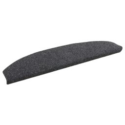 Mochete autocolante pentru scara Semicircular 15 pcs Gri închis GartenMobel Dekor