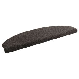 Mochete autocolante pentru scara Semicircular 15 pcs Antracit GartenMobel Dekor